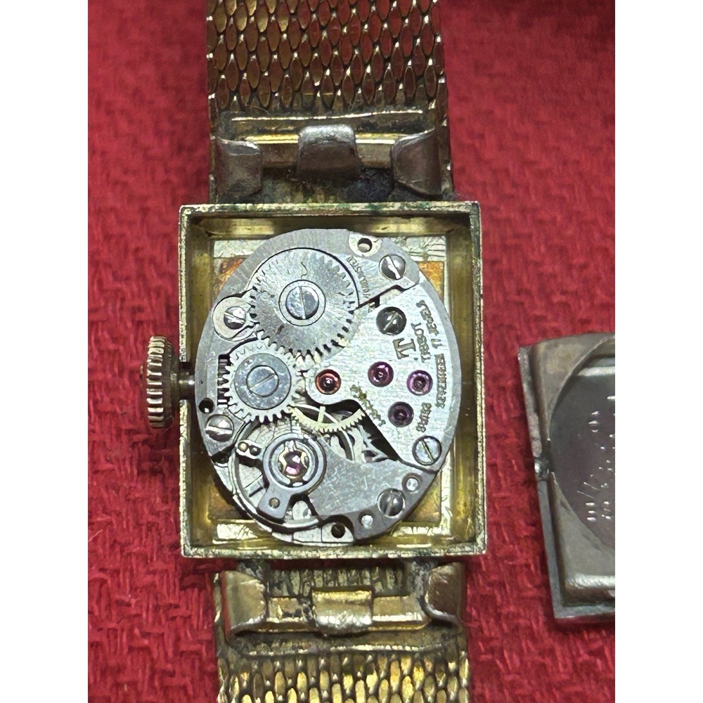 Vintage Tissot 10Kt RGP Bezel Tank Style TH-1282 1330829 READ - Picture 14 of 16